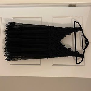 Beautiful Crochet/lace sheer tank top